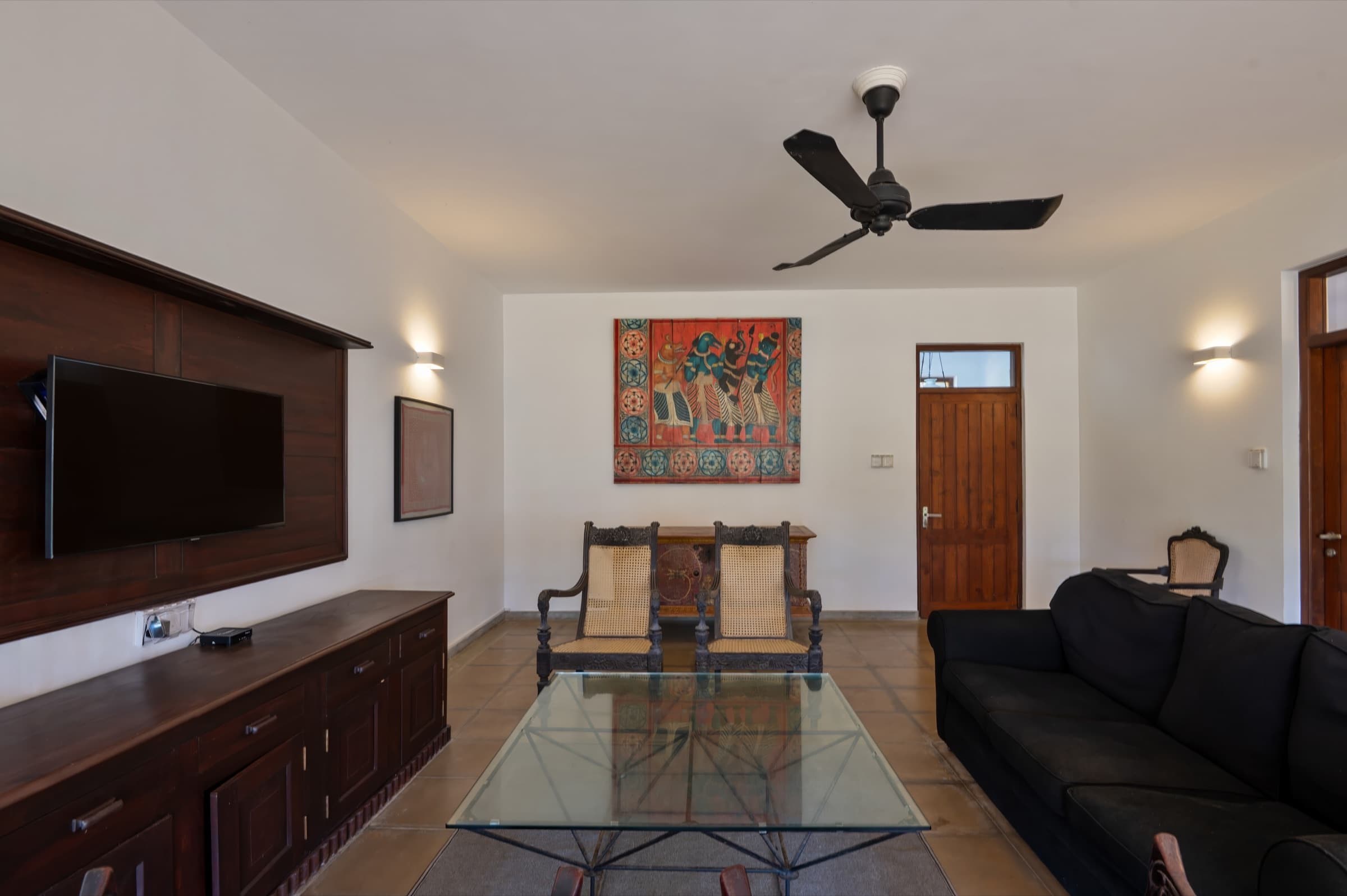 Private suite living room