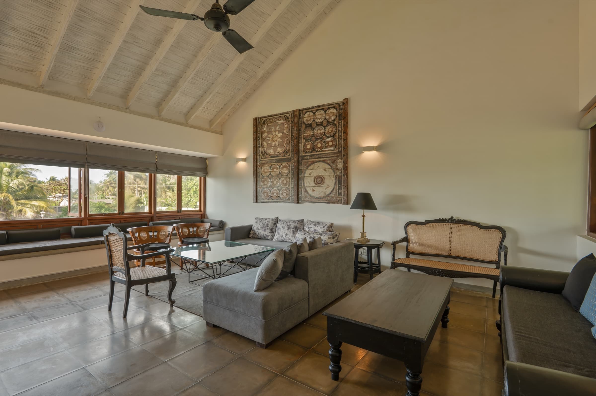 Private suite living room