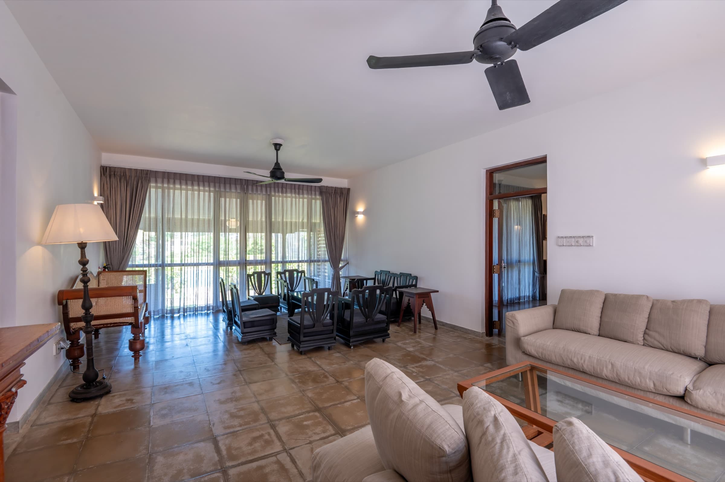Private suite living room